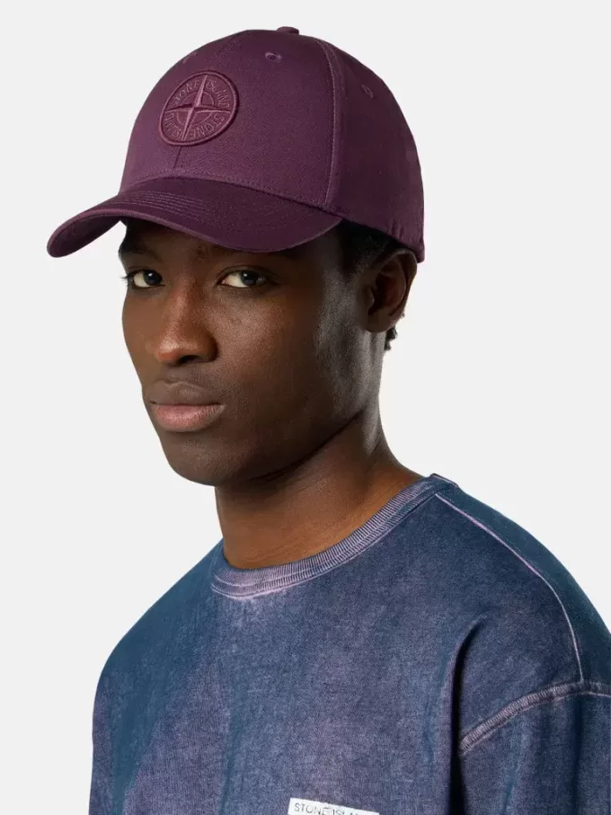 Baseballkappe mit Compass-Stickerei und verstellbarem Riemen