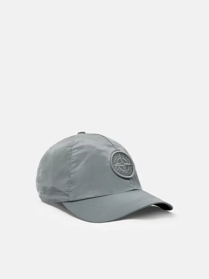 Baseballkappe mit Kordelzug und Compass-Stickerei