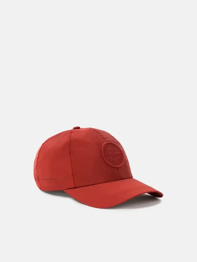 Baseballkappe mit Kordelzug und Compass-Stickerei