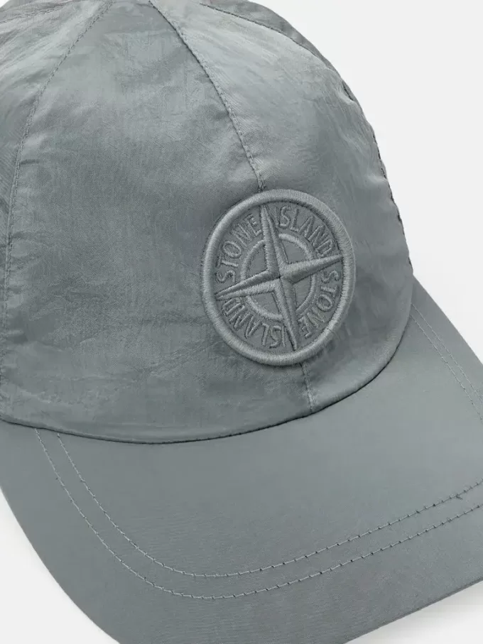 Baseballkappe mit Kordelzug und Compass-Stickerei