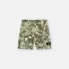 Bequeme Cargo-Bermudashorts mit Camouflage-Print