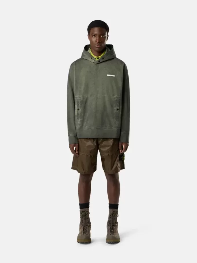 Bequemes Kapuzensweatshirt mit Schriftzug