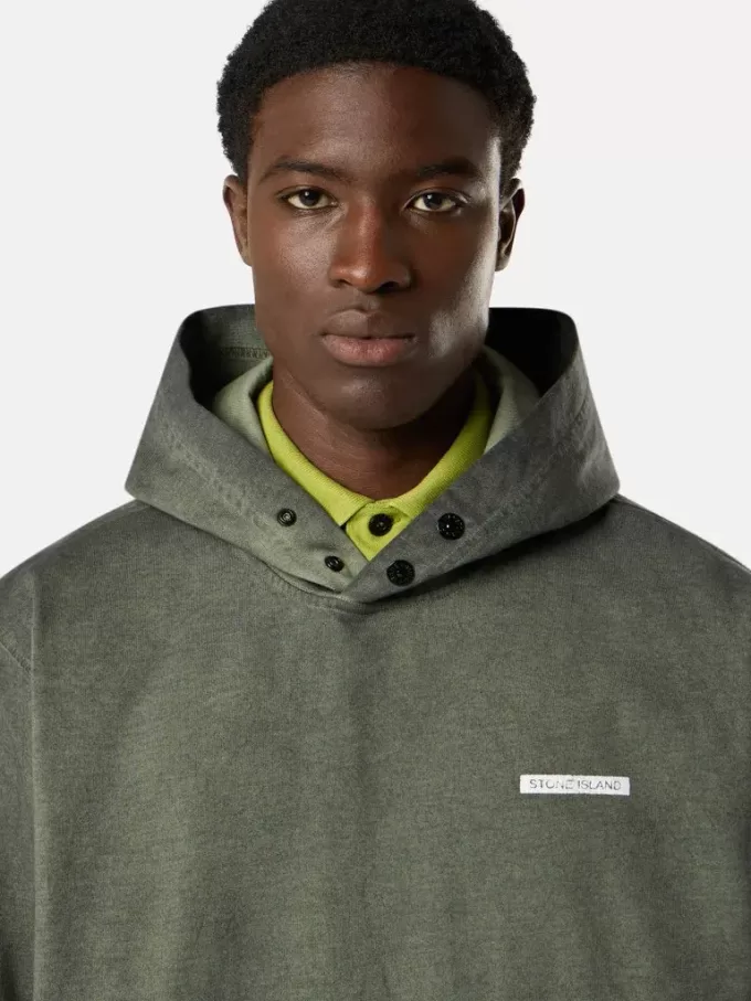 Bequemes Kapuzensweatshirt mit Schriftzug