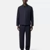Bequemes Overshirt mit Brusttasche mit Zwickel