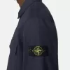 Bequemes Overshirt mit Brusttasche mit Zwickel