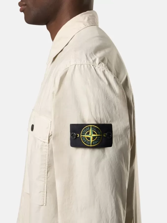 Bequemes Overshirt mit Brusttaschen und Druckknopfverschluss