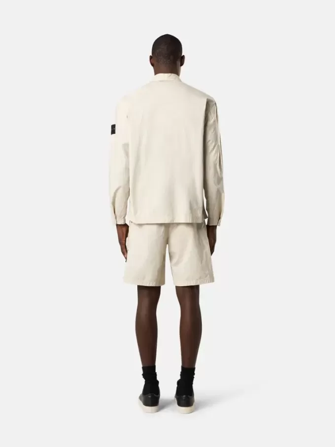 Bequemes Overshirt mit Brusttaschen und Druckknopfverschluss
