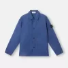 Bequemes Overshirt mit Eingrifftaschen und Druckknopfverschluss