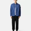 Bequemes Overshirt mit Eingrifftaschen und Druckknopfverschluss