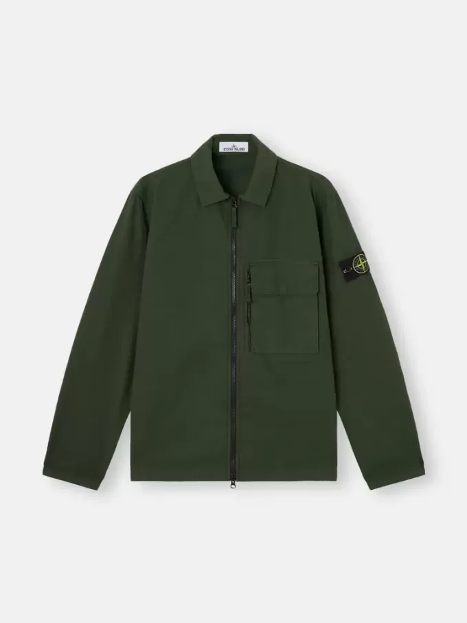 Bequemes Overshirt mit mehrlagigen Brusttaschen