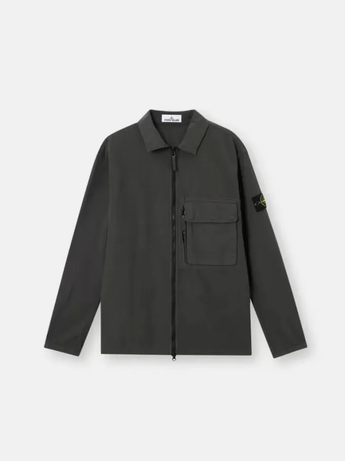 Bequemes Overshirt mit mehrlagigen Brusttaschen