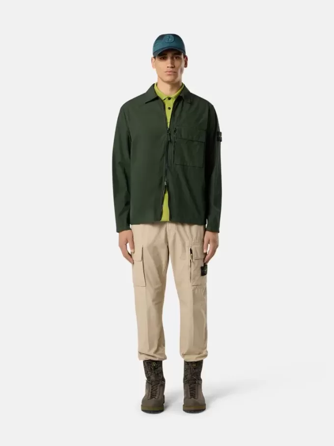 Bequemes Overshirt mit mehrlagigen Brusttaschen