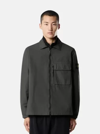 Bequemes Overshirt mit mehrlagigen Brusttaschen