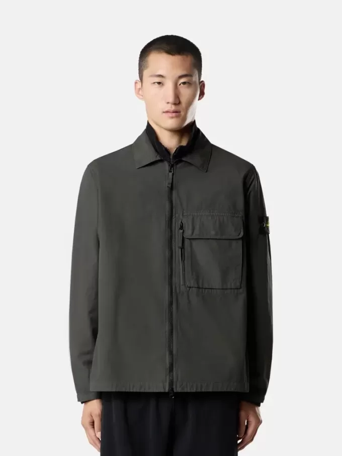 Bequemes Overshirt mit mehrlagigen Brusttaschen