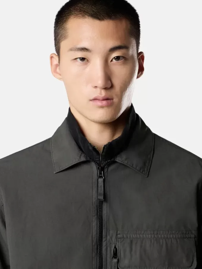 Bequemes Overshirt mit mehrlagigen Brusttaschen