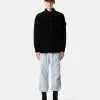Bequemes Overshirt mit Taschen und Druckknopfverschluss