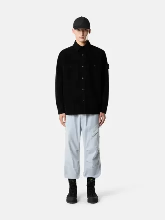 Bequemes Overshirt mit Taschen und Druckknopfverschluss