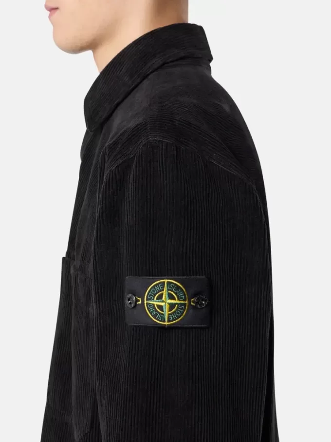 Bequemes Overshirt mit Taschen und Druckknopfverschluss