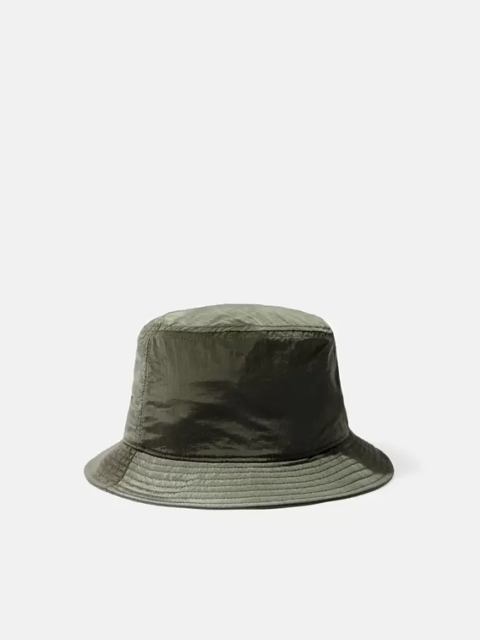 Bucket Hat mit Netzfutter und Compass-Stickerei