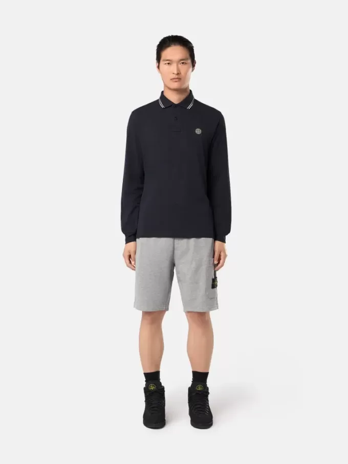 Cargo-Bermudashorts mit Taschen und Kordelzugbund