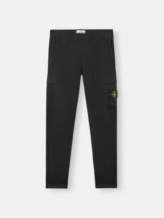 Cargohose mit normaler, konisch zulaufender Passform und Reißverschlusstaschen.