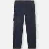 Cargohose mit normaler, konisch zulaufender Passform und Reißverschlusstaschen.