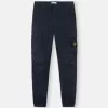 Cargohose mit normaler, konischer Passform und elastischem Bund