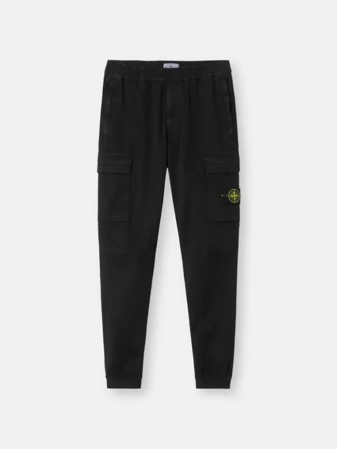 Cargohose mit normaler, konischer Passform und elastischem Bund