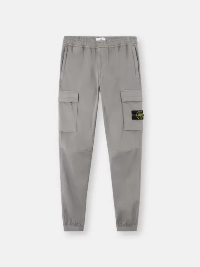 Cargohose mit normaler, konischer Passform und elastischem Bund