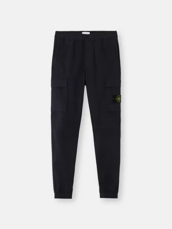 Cargohose mit normaler, konischer Passform und elastischem Bund
