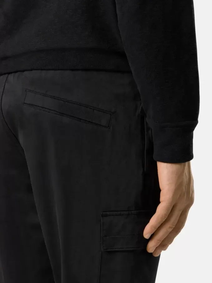 Cargohose mit normaler, konischer Passform und elastischem Bund