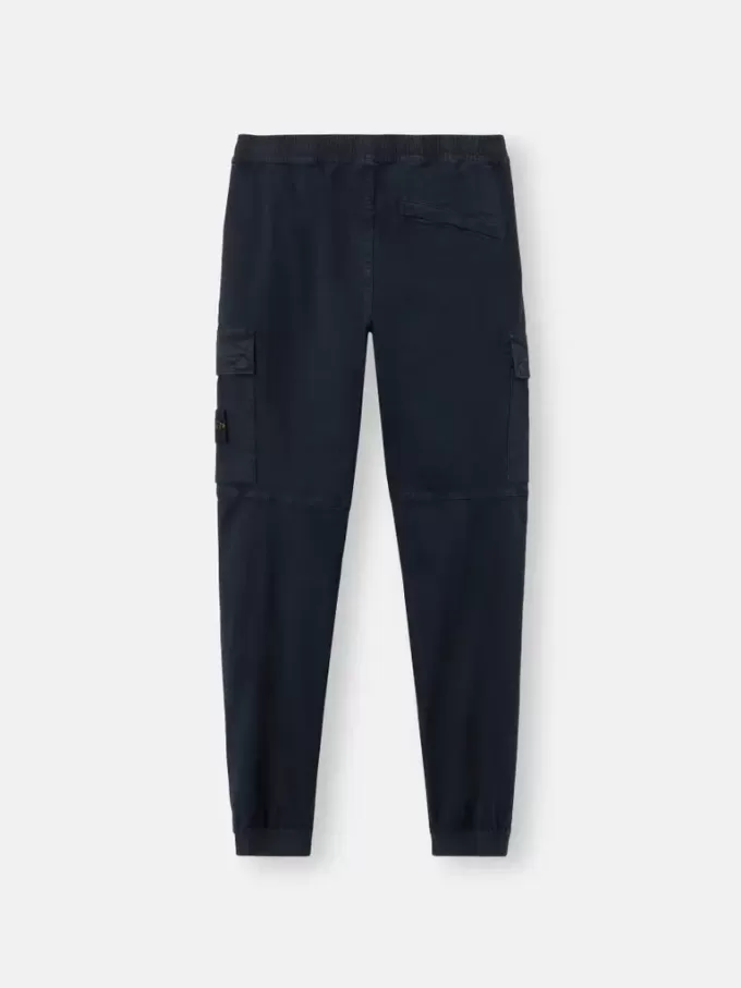 Cargohose mit normaler, konischer Passform und elastischem Bund