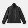 Coach-Jacke mit gepolstertem Futter und Druckknopftaschen