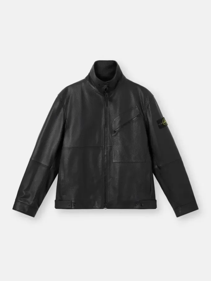 Coach-Jacke mit gepolstertem Futter und Druckknopftaschen