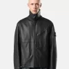 Coach-Jacke mit gepolstertem Futter und Druckknopftaschen