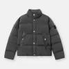 Daunenjacke mit Anti-Drop- und Druckknopftaschen