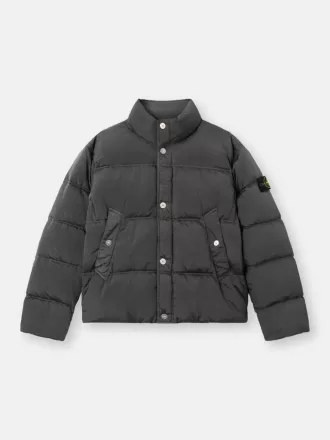 Daunenjacke mit Anti-Drop- und Druckknopftaschen