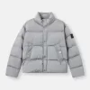 Daunenjacke mit Anti-Drop- und Druckknopftaschen