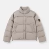 Daunenjacke mit Anti-Drop- und Druckknopftaschen