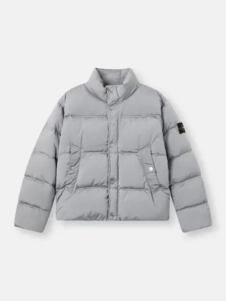 Daunenjacke mit Anti-Drop- und Druckknopftaschen
