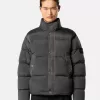 Daunenjacke mit Anti-Drop- und Druckknopftaschen