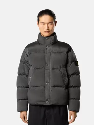Daunenjacke mit Anti-Drop- und Druckknopftaschen