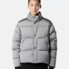 Daunenjacke mit Anti-Drop- und Druckknopftaschen