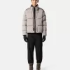 Daunenjacke mit Anti-Drop- und Druckknopftaschen