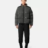 Daunenjacke mit Anti-Drop- und Druckknopftaschen