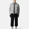 Daunenjacke mit Anti-Drop- und Druckknopftaschen