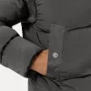 Daunenjacke mit Anti-Drop- und Druckknopftaschen