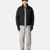 Daunenjacke mit wasserabweisender Beschichtung