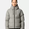 Daunenparka mit wasserabweisender Oberfläche und Druckknopftaschen