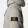 Daunenparka mit wasserabweisender Oberfläche und Druckknopftaschen